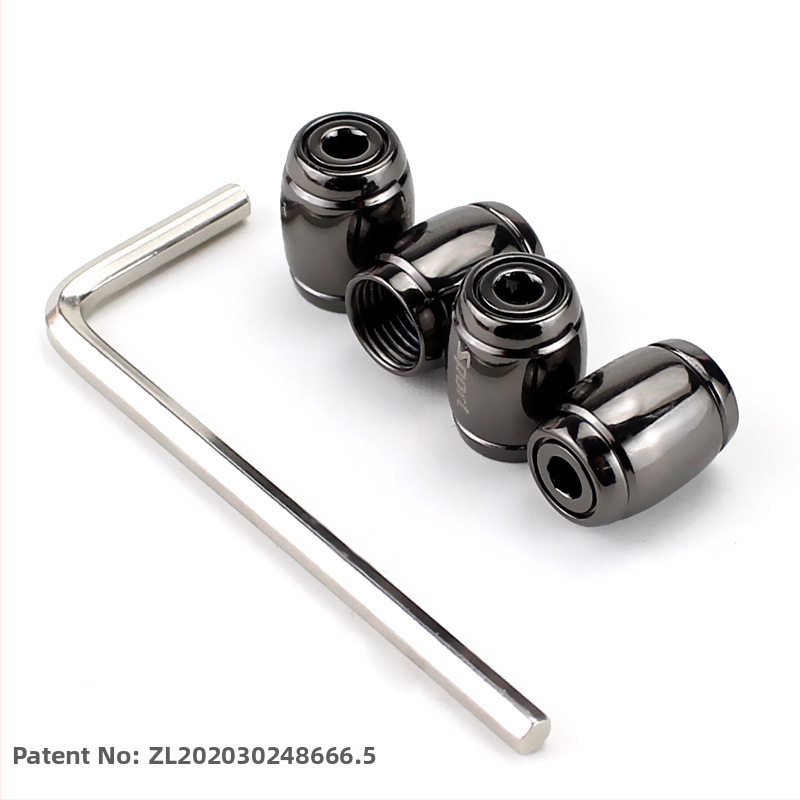 Bezdušový kryt ventilu – meď, skrutkovanie, bežné jadro, skrytá ochrana proti krádeži