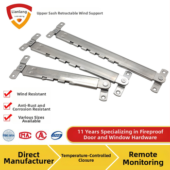 Teleszkópos ablak-támasz többpontos zárással, 304 rozsdamentes acélból, 3.0 mm vastagság