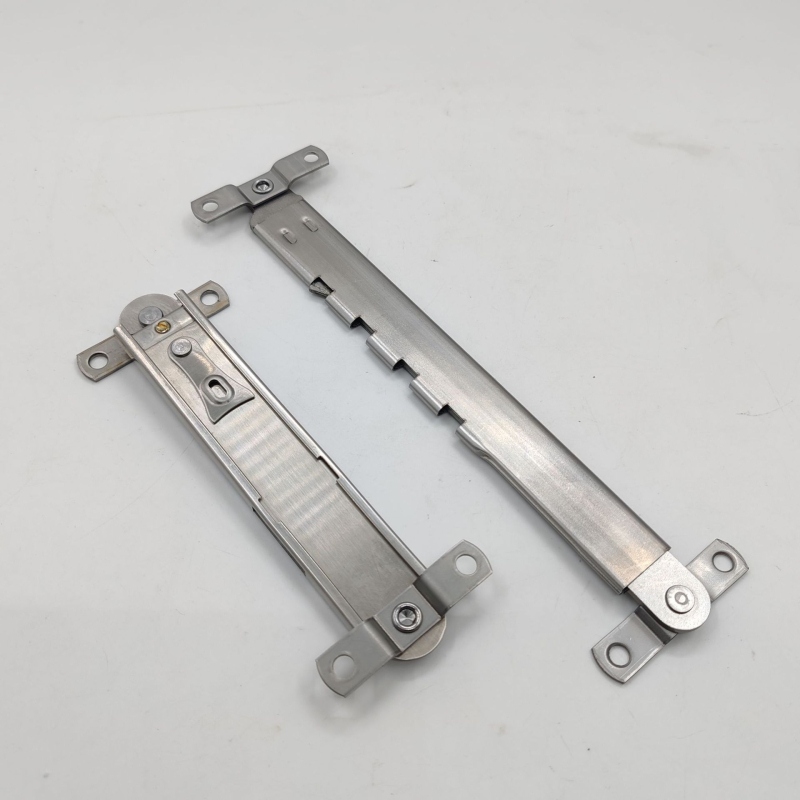 Teleszkópos ablak-támasz többpontos zárással, 304 rozsdamentes acélból, 3.0 mm vastagság