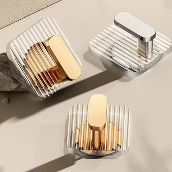 Akril Adhéziós Akasztó – Fúrás Nélkül, 1–3 kg Teherbírás, Egyszemélyes Modern Minimalista Fürdőszobai Ajtó-Mögötti Akasztó, Nyom nélkül