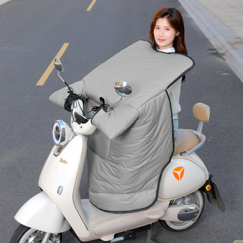 Husă de parbriz pentru vehicule electrice - material Oxford, impermeabil dublu, universal pentru toate anotimpurile, dintr-o bucată, stil japonez, demontare manuală