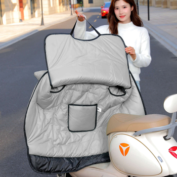 Husă de parbriz pentru vehicule electrice - material Oxford, impermeabil dublu, universal pentru toate anotimpurile, dintr-o bucată, stil japonez, demontare manuală