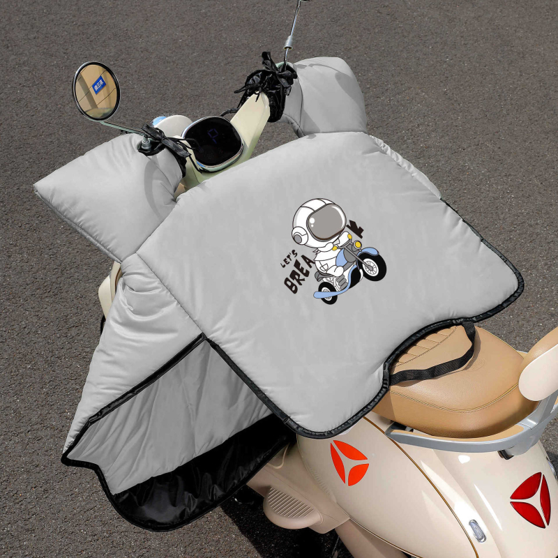 Husă de parbriz pentru vehicule electrice - material Oxford, impermeabil dublu, universal pentru toate anotimpurile, dintr-o bucată, stil japonez, demontare manuală