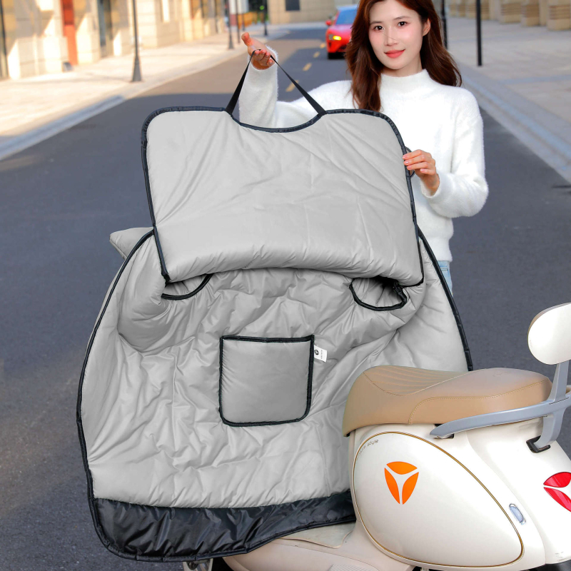 Husă de parbriz pentru vehicule electrice - material Oxford, impermeabil dublu, universal pentru toate anotimpurile, dintr-o bucată, stil japonez, demontare manuală