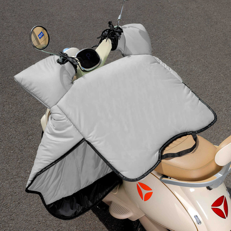 Husă de parbriz pentru vehicule electrice - material Oxford, impermeabil dublu, universal pentru toate anotimpurile, dintr-o bucată, stil japonez, demontare manuală