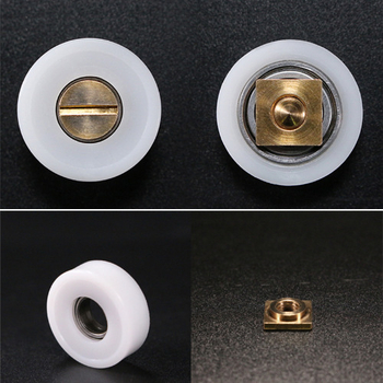 Rulă pentru fereastră cu plasă, glisantă, șanț în formă U european; diametrul exterior 1, diametrul axului 1, raza șanțului 1