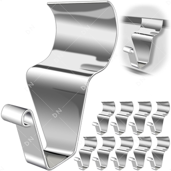 Cârlig de suspensie din oțel inoxidabil 304 pentru panouri din vinyl – cârlig ascuns la îmbinări, electroplacare, stil modern minimalist