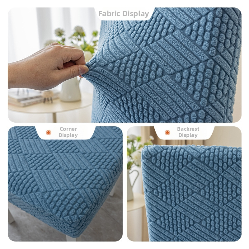 Husă pentru scaun – dreptunghiulară, antipraf, stil modern minimalist