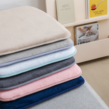 Manyi pernă pentru șezut din pluș – stil japonez, pentru ședere îndelungată la birou/studii, umplutură fibră de poliester