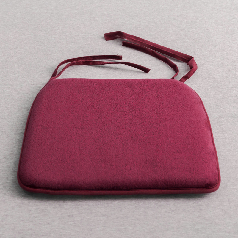 Manyi pernă pentru șezut din pluș – stil japonez, pentru ședere îndelungată la birou/studii, umplutură fibră de poliester