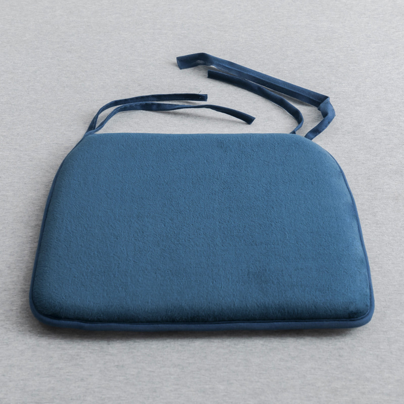 Manyi pernă pentru șezut din pluș – stil japonez, pentru ședere îndelungată la birou/studii, umplutură fibră de poliester