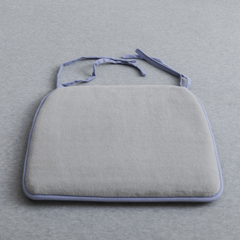 Manyi pernă pentru șezut din pluș – stil japonez, pentru ședere îndelungată la birou/studii, umplutură fibră de poliester