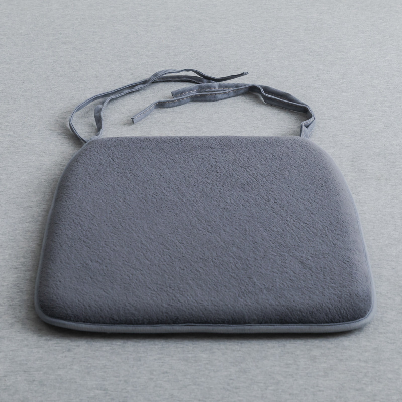 Manyi pernă pentru șezut din pluș – stil japonez, pentru ședere îndelungată la birou/studii, umplutură fibră de poliester