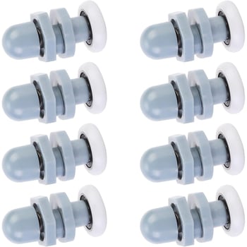 Roată pentru ușă glisantă din ABS plastic, cu design excentric și suspensie, pentru uși de baie — stil modern minimalist