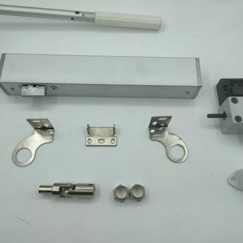 Deschizător de fereastră cu lanț manual, aliaj de aluminiu, design modern minimalist