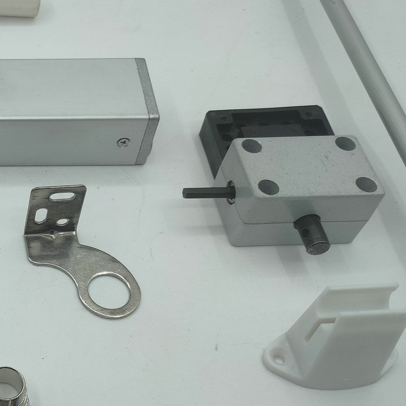 Deschizător de fereastră cu lanț manual, aliaj de aluminiu, design modern minimalist