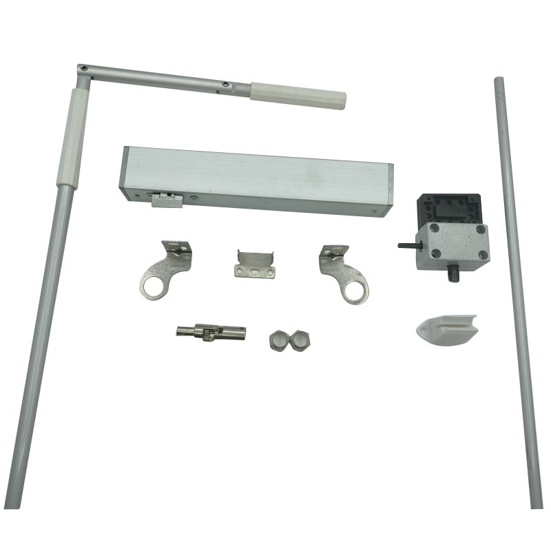 Deschizător de fereastră cu lanț manual, aliaj de aluminiu, design modern minimalist