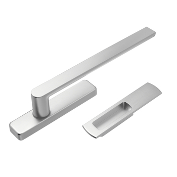 79-T79 aluminijska kvaka za vrata s termičkim prekidom – teška balkonska klizna vrata, mehanizam push-pull, oksidirani završetak