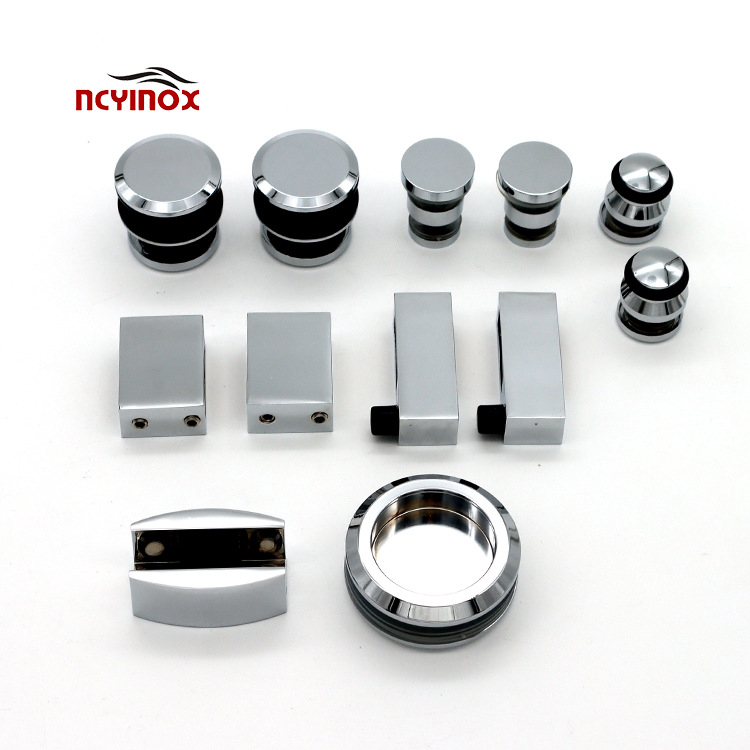 NCY-A02Z Ролка за стъклена плъзгаща врата от цинкова сплав със малка дръжка, максимален товар 120 кг