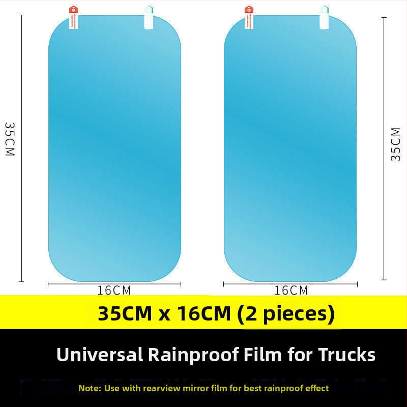 Film antifog pentru oglinda de camion și geam lateral, rezistență la ploaie, HD