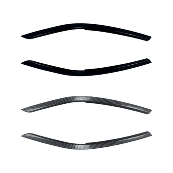 Sprânceană față pentru faruri pentru Volkswagen Tiguan MK2.5, ABS material, finisaj fibră de carbon, personalizabil