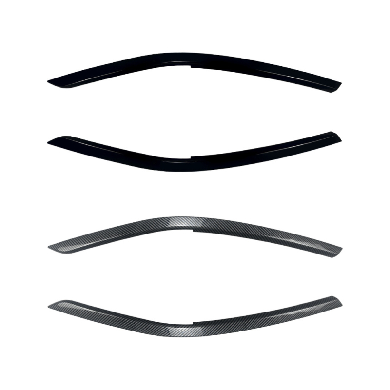 Sprânceană față pentru faruri pentru Volkswagen Tiguan MK2.5, ABS material, finisaj fibră de carbon, personalizabil