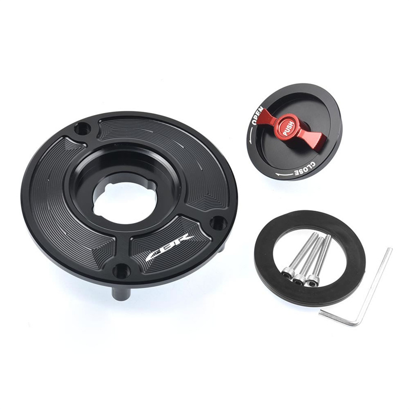 Capac de alimentare cu deschidere rapidă pentru Honda CBR600RR F5, CB400, CBR600, CBR1000, CBR250 (Material: aliaj de aluminiu; Personalizare: disponibilă; Compatibilitate: CBR600RR F5, CB400, CBR600, CBR1000, CBR250)