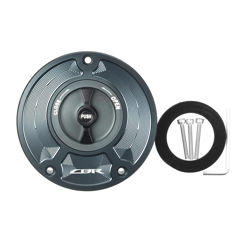 Capac de alimentare cu deschidere rapidă pentru Honda CBR600RR F5, CB400, CBR600, CBR1000, CBR250 (Material: aliaj de aluminiu; Personalizare: disponibilă; Compatibilitate: CBR600RR F5, CB400, CBR600, CBR1000, CBR250)