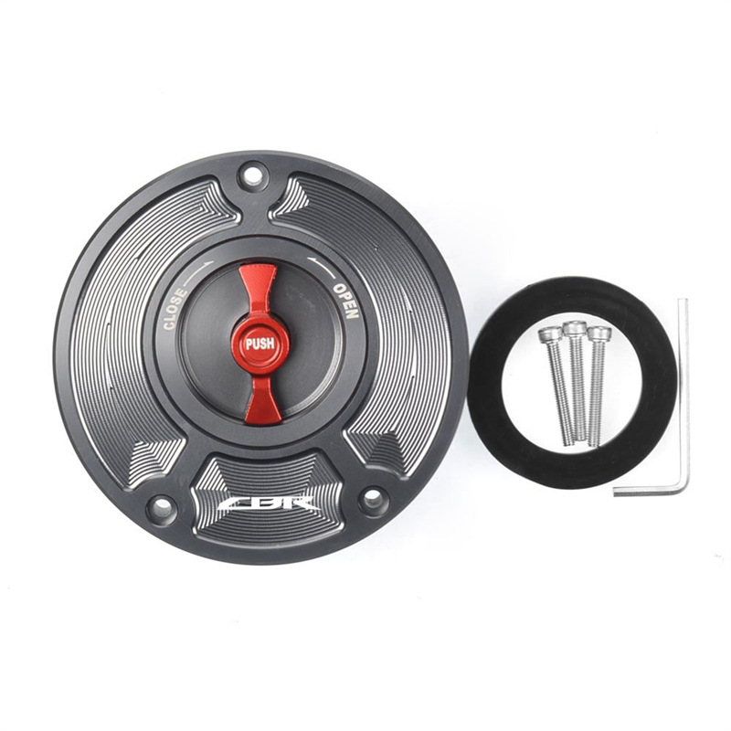 Capac de alimentare cu deschidere rapidă pentru Honda CBR600RR F5, CB400, CBR600, CBR1000, CBR250 (Material: aliaj de aluminiu; Personalizare: disponibilă; Compatibilitate: CBR600RR F5, CB400, CBR600, CBR1000, CBR250)