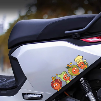 Autocolante pentru caroseria mașinii, cu un model desen animat, montaj cu ventuze, Brand: Other Homes.