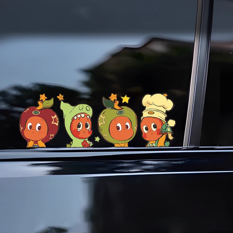 Autocolante pentru caroseria mașinii, cu un model desen animat, montaj cu ventuze, Brand: Other Homes.