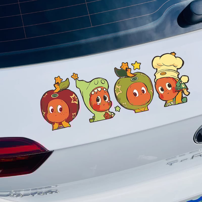 Autocolante pentru caroseria mașinii, cu un model desen animat, montaj cu ventuze, Brand: Other Homes.