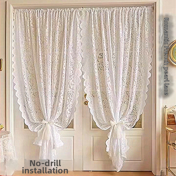 Magnetická dverová záclona s rastlinným kvetinovým vzorom pre detskú izbu, čínskeho štýlu, polyester