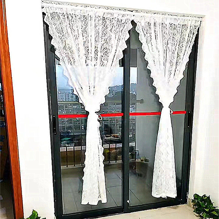 Μαγνητική κουρτίνα πόρτας με φλοράλ μοτίβο φυτών για παιδικό δωμάτιο, κινεζικό ύφος, πολυεστέρας