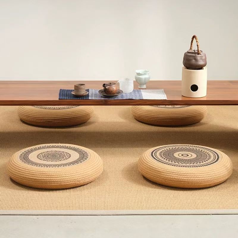 Izšivani jastuk za pod kut prozora – tatami stil, jastuk za križno sjedenje, pamuk nit