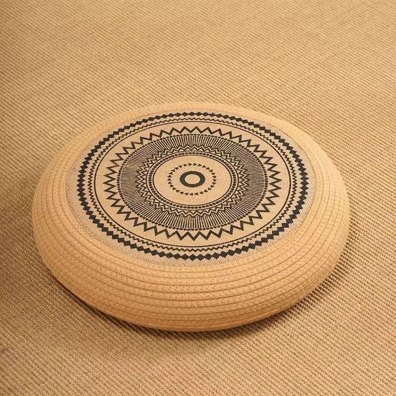 Izšivani jastuk za pod kut prozora – tatami stil, jastuk za križno sjedenje, pamuk nit