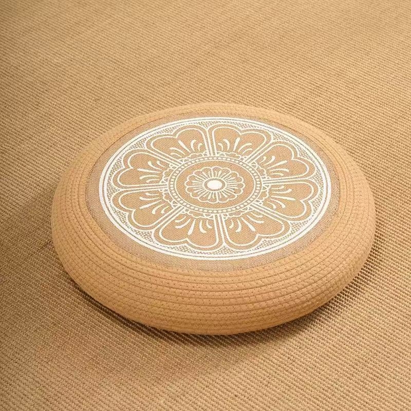 Izšivani jastuk za pod kut prozora – tatami stil, jastuk za križno sjedenje, pamuk nit