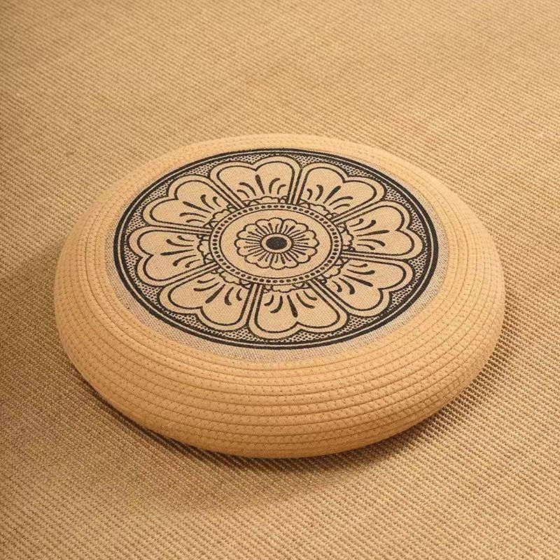 Izšivani jastuk za pod kut prozora – tatami stil, jastuk za križno sjedenje, pamuk nit