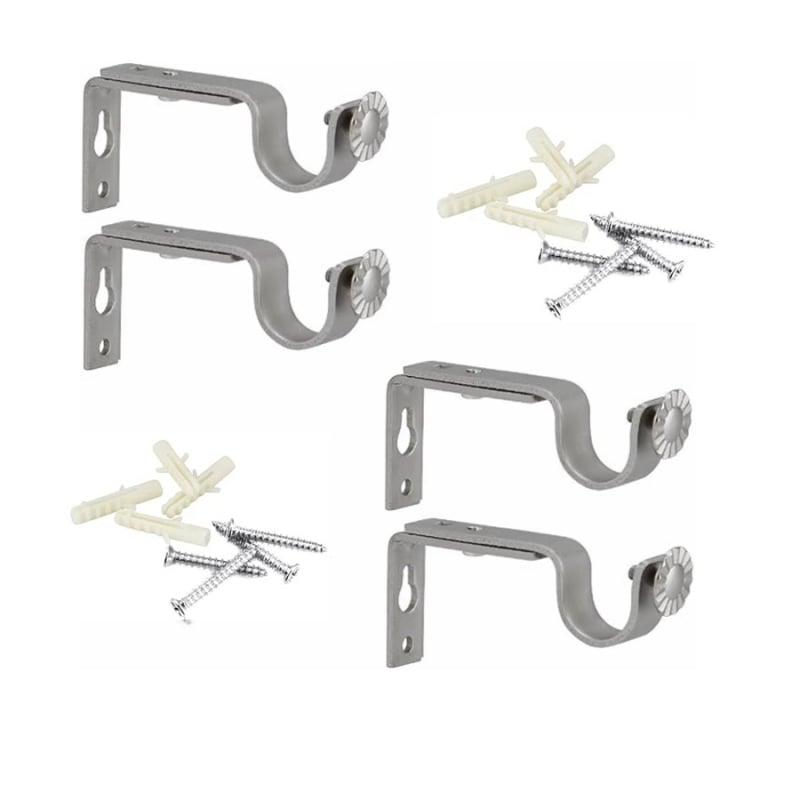 Телескопични монтажни скоби (Комплект от 2; Метал; Модерен минималистичен стил)