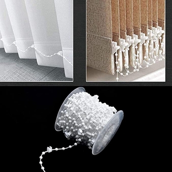 Vertikális redőny alsó gyöngy készlet – 20 darab, alsó lemez, műanyag, minden redőnytípushoz alkalmas