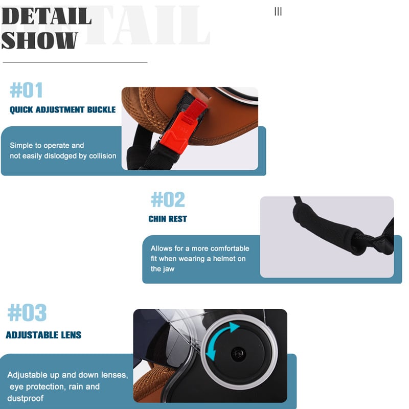 Casca pentru motocicletă și vehicul electric, respirabilă, cu vizieră dublă, ABS, 3C certificată, protecție UV