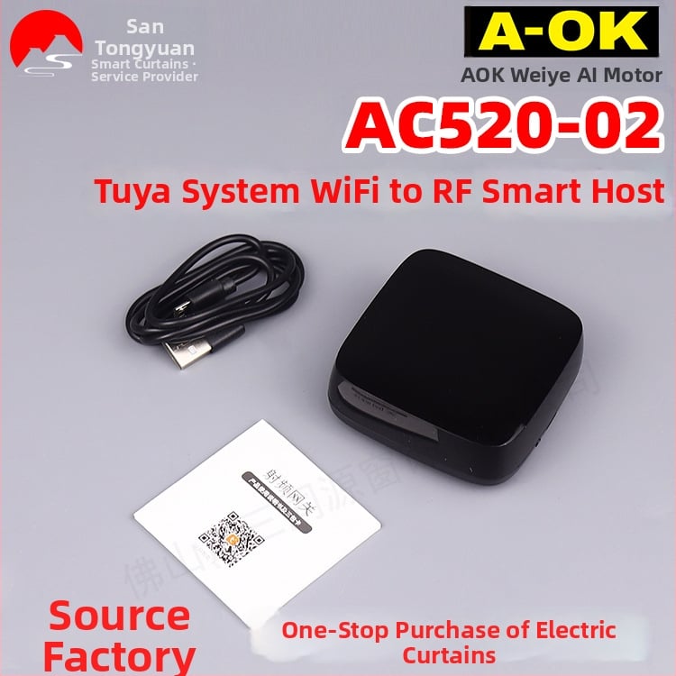 WiFi gateway A-ok AC520-02, Tuya systém RF 433 MHz