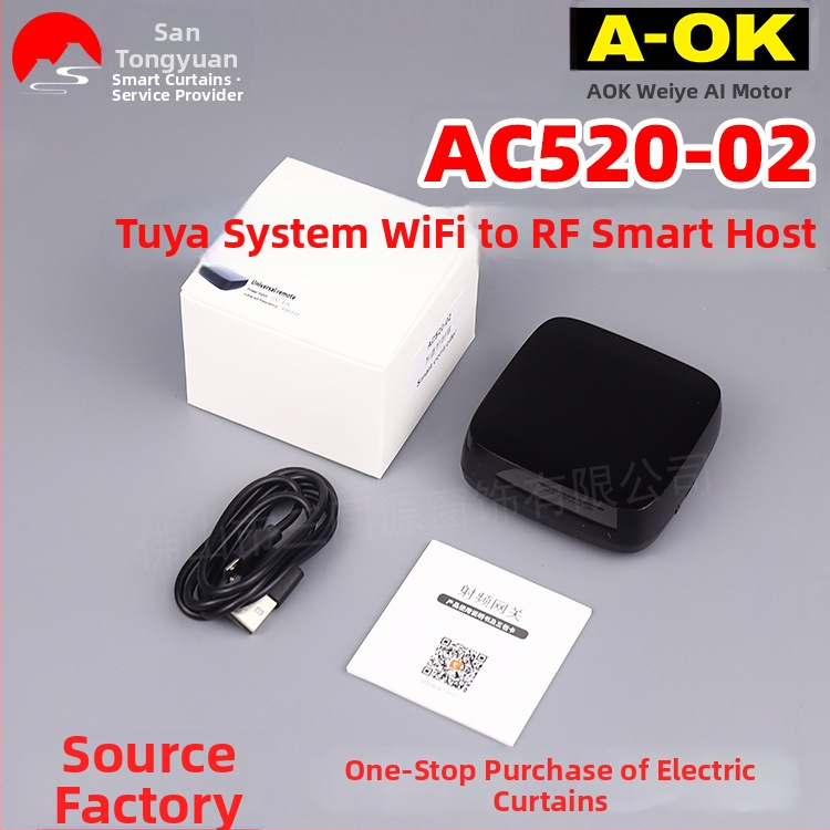 WiFi gateway A-ok AC520-02, Tuya systém RF 433 MHz