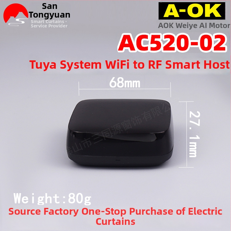 WiFi gateway A-ok AC520-02, Tuya systém RF 433 MHz