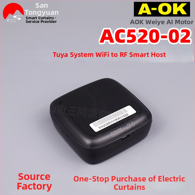 WiFi gateway A-ok AC520-02, Tuya systém RF 433 MHz