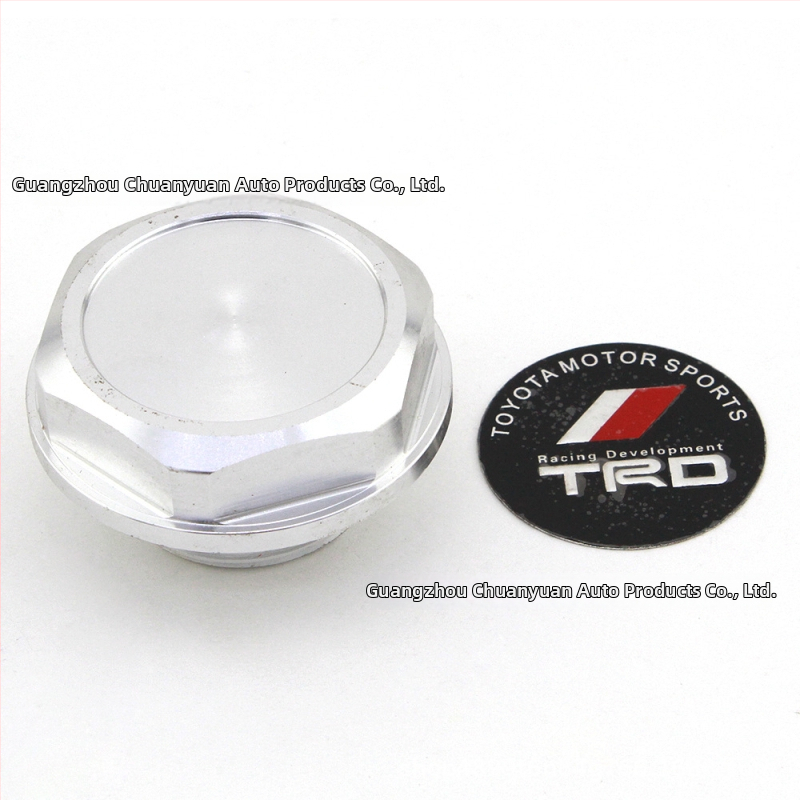 TR upravený olejový uzáver pre Toyota, hliníková zliatina, vysokoteplotná odolnosť, neprepúšťajúci uzáver palivovej nádrže