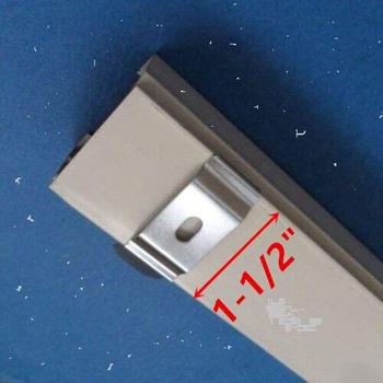 Fém vertikális függöny tartó készlet, 2 darabos, kompatibil minden vertikális függöny típushoz, modern minimalist stílus