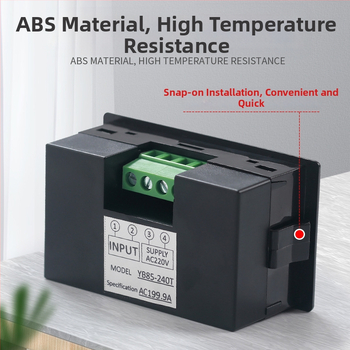 Digitális áramerősségmérő váltakozó áram mérésére (AC 220–380V; tartományok: 20/50/100/200A; Modell D85-240T; Márka CHKL)