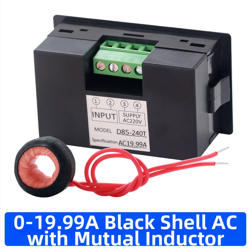 Digitális áramerősségmérő váltakozó áram mérésére (AC 220–380V; tartományok: 20/50/100/200A; Modell D85-240T; Márka CHKL)