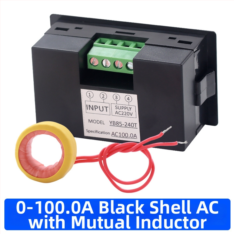 Digitális áramerősségmérő váltakozó áram mérésére (AC 220–380V; tartományok: 20/50/100/200A; Modell D85-240T; Márka CHKL)